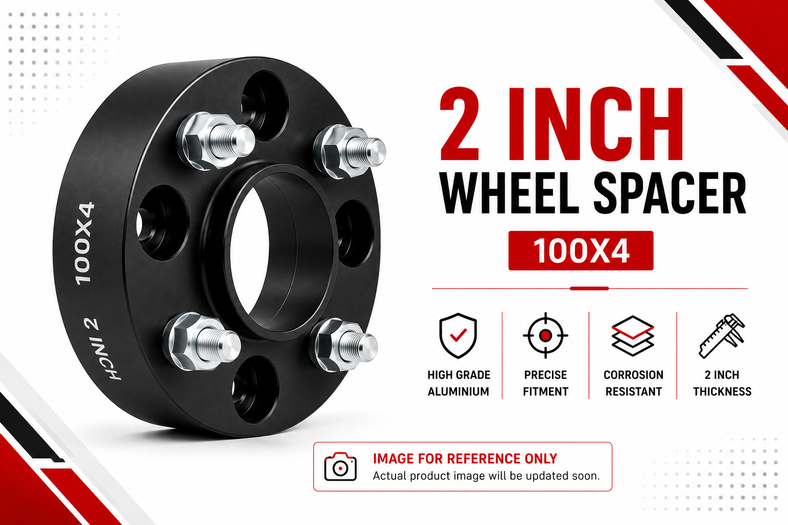 2 Inch Wheel Spacer 100X4