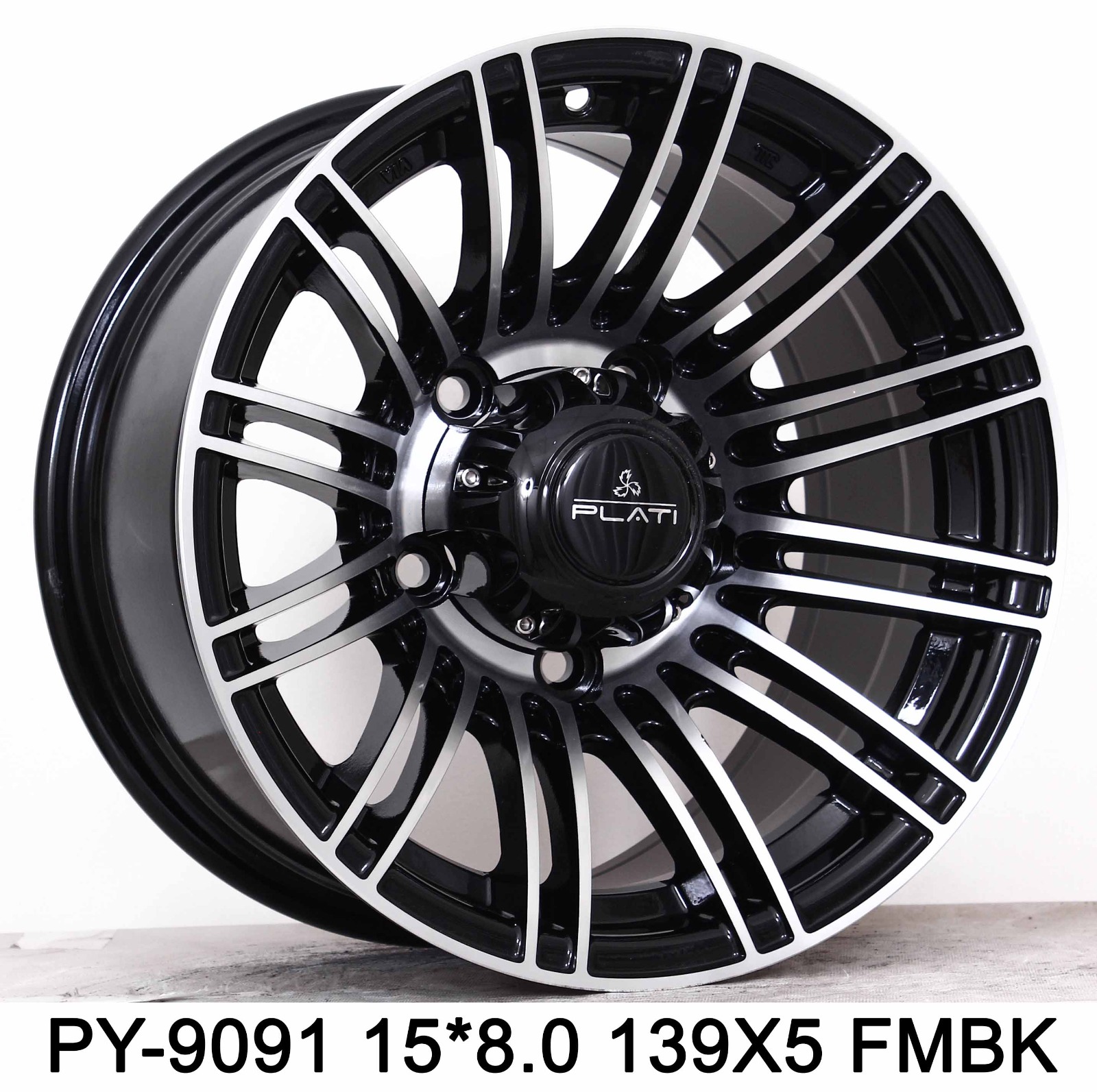 PLATI PY-9091 15x8.0 139x5 FMBK