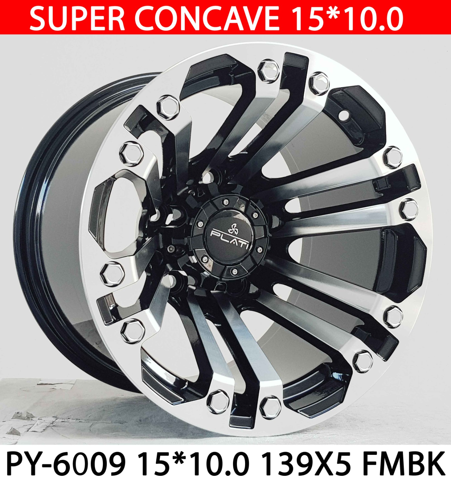 PLATI PY-6009 15x10 139x5 FMBK