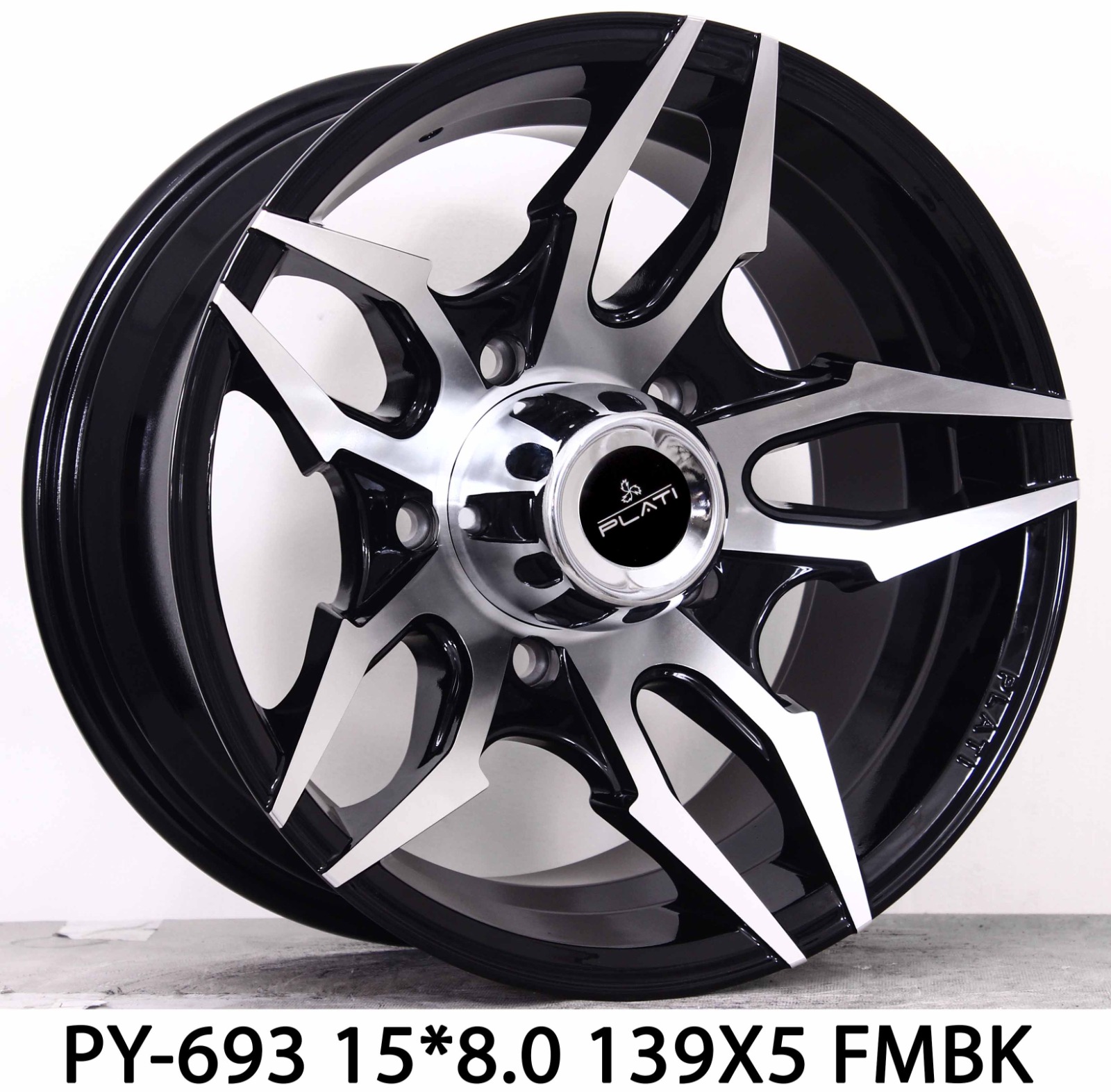 PLATI PY-693 15x8.0 139x5 FMBK