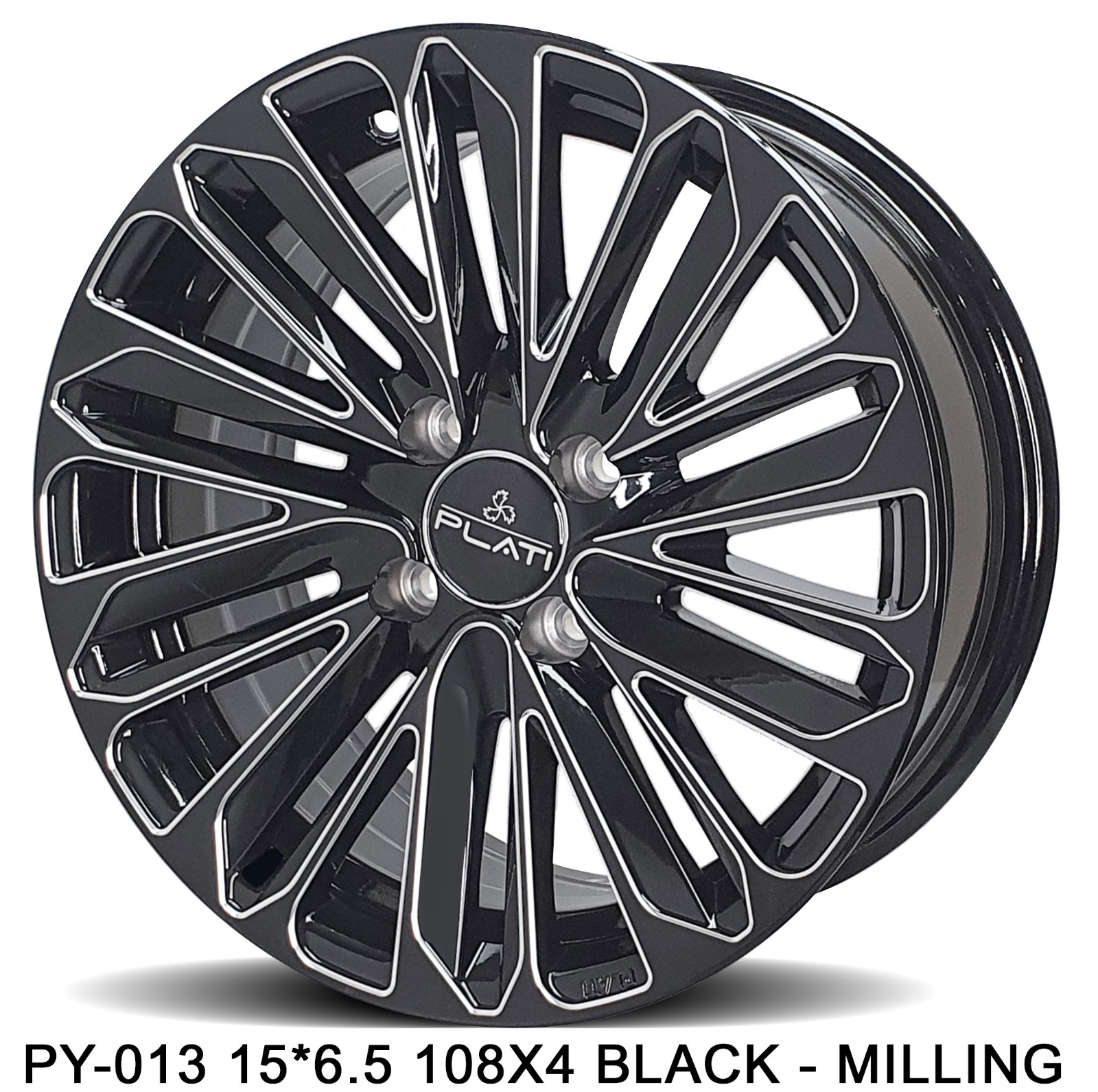 PLATI PY-013 15 108X4 BLACK MILLING