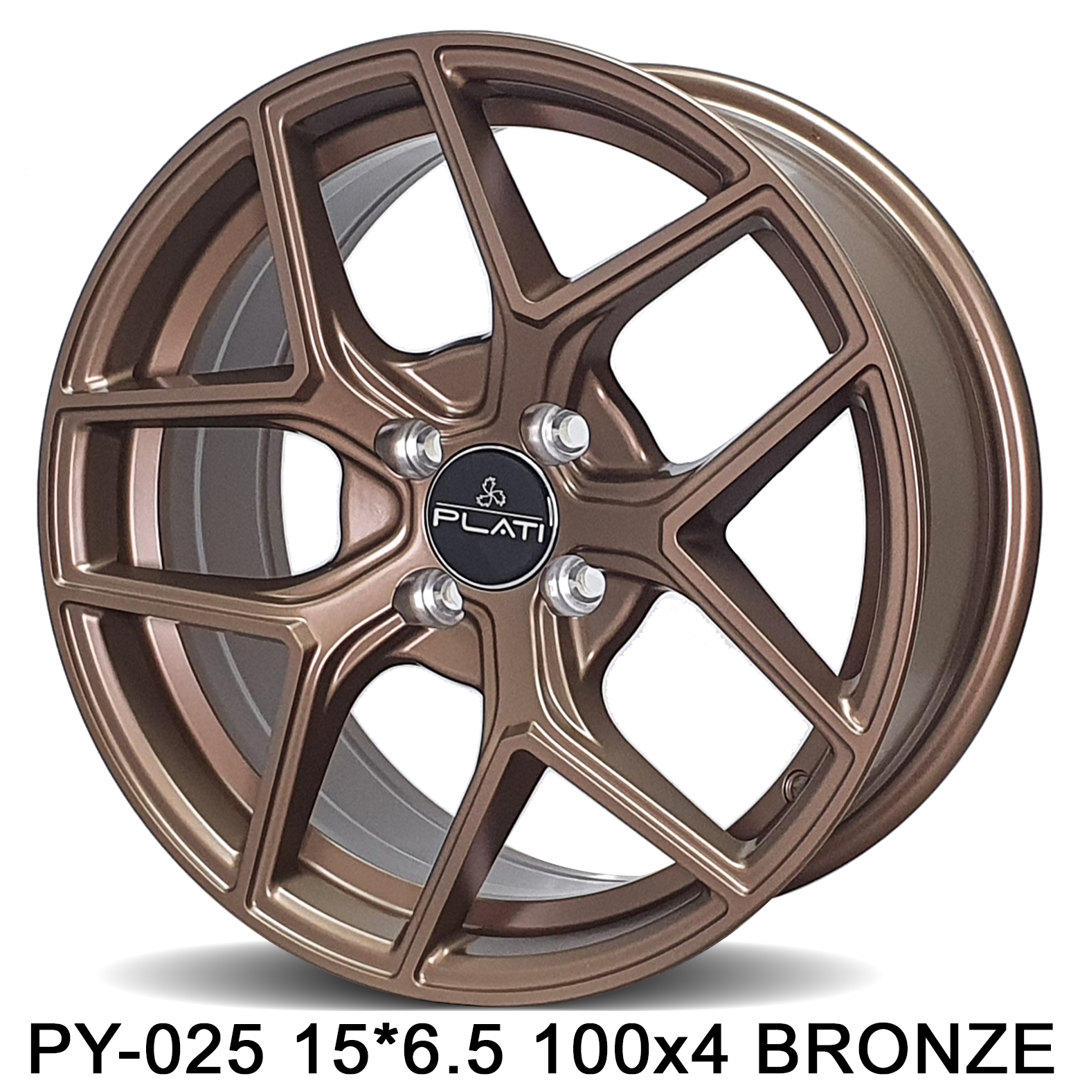 PLATI PY-025 15X6.5 100x4 BRONZE