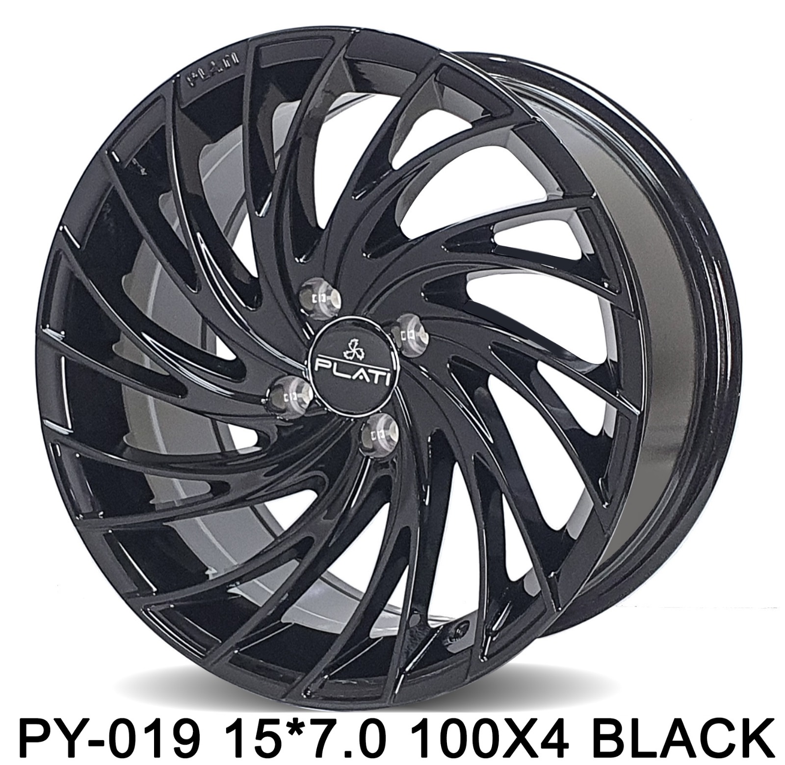 PLATI PY-019 15 100X4 BLACK