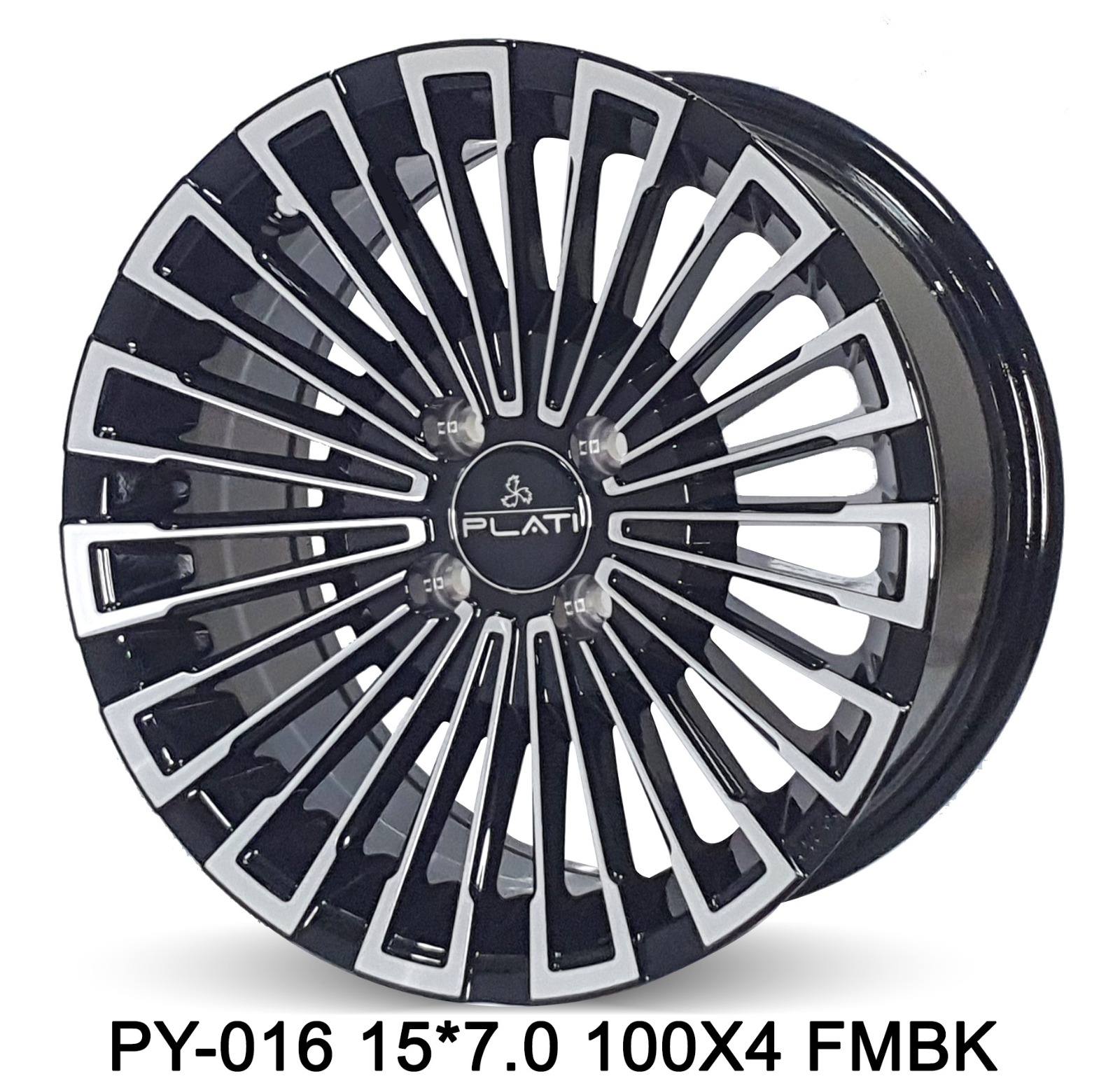PLATI PY-016 15 100X4 FMBK