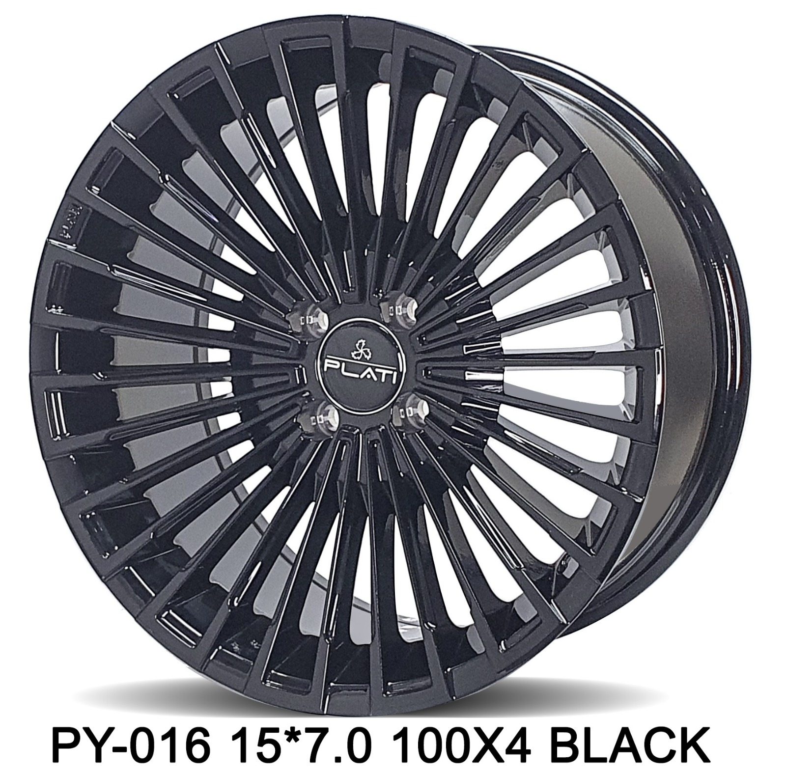 PLATI PY-016 15 100X4 BLACK