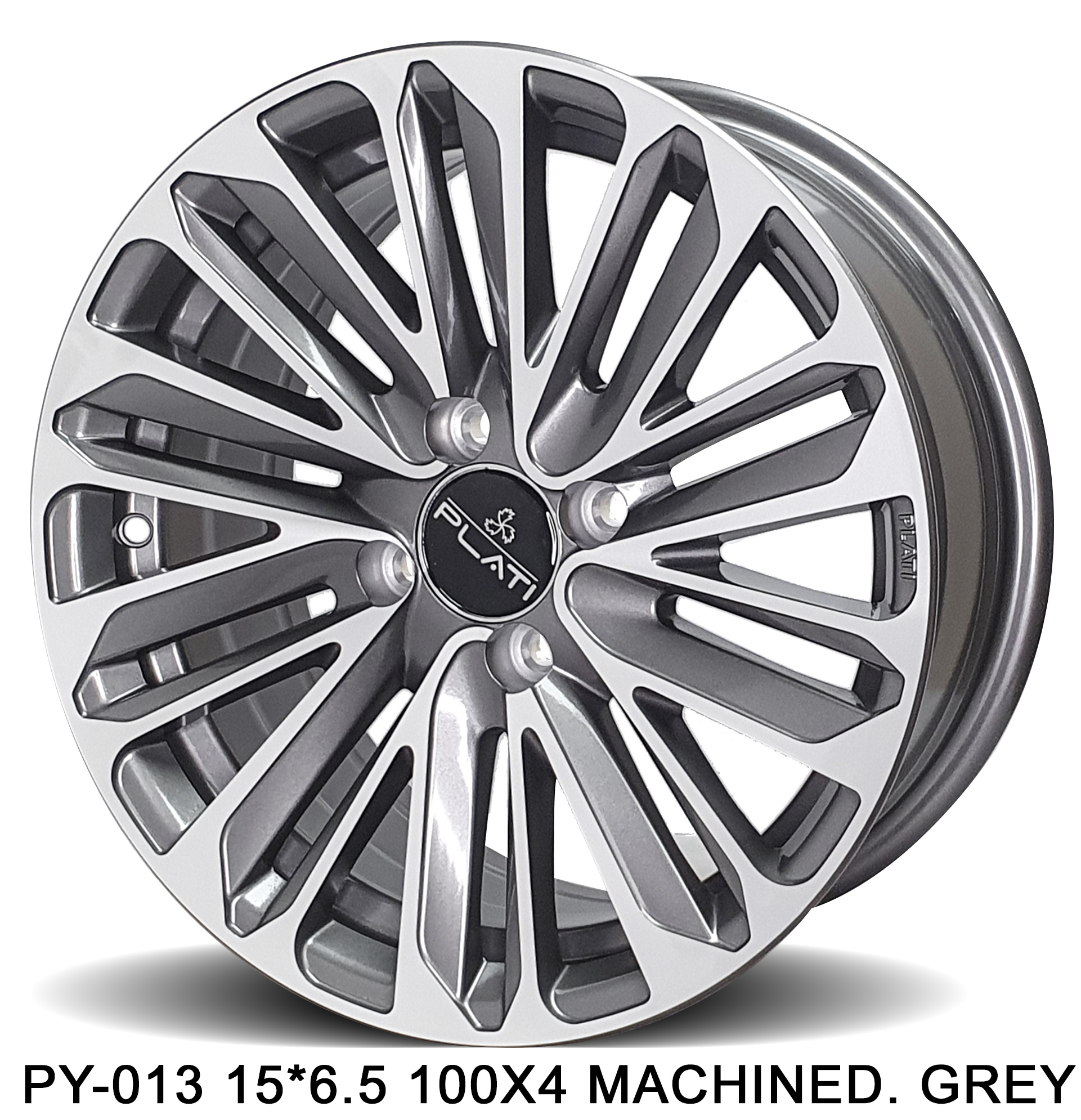 PLATI PY-013 15 100X4 MACHINED GREY