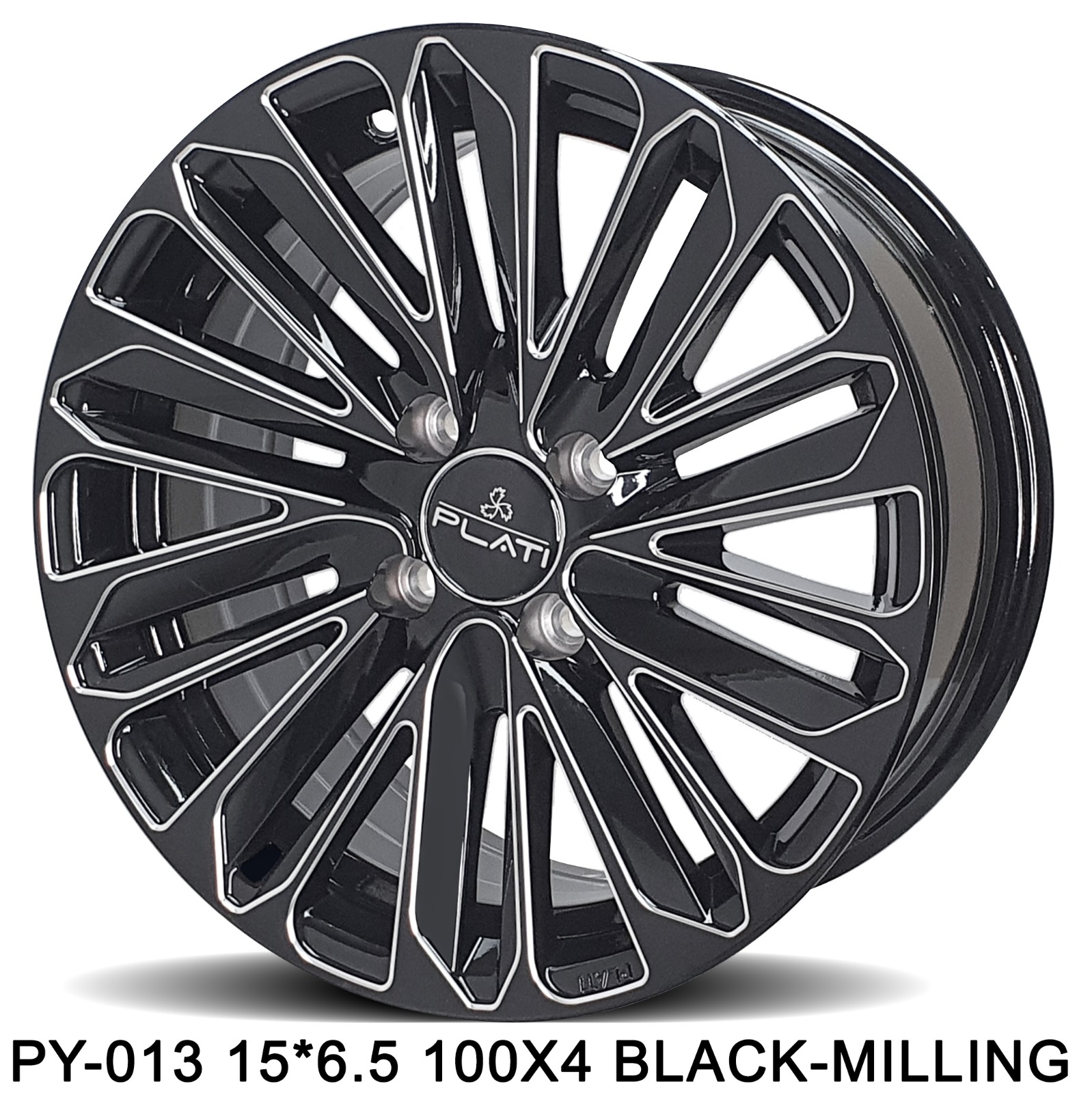 PLATI PY-013 15 100X4 BLACK MILLING