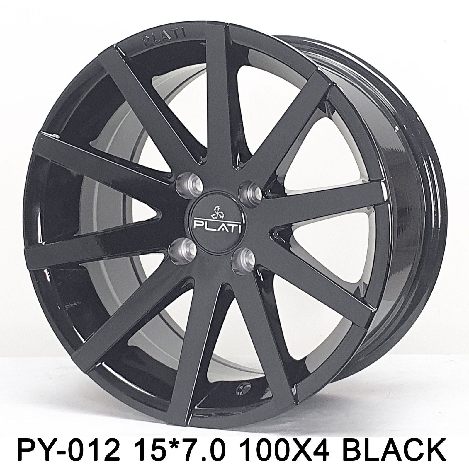 PLATI PY-012 15 100X4 BLACK