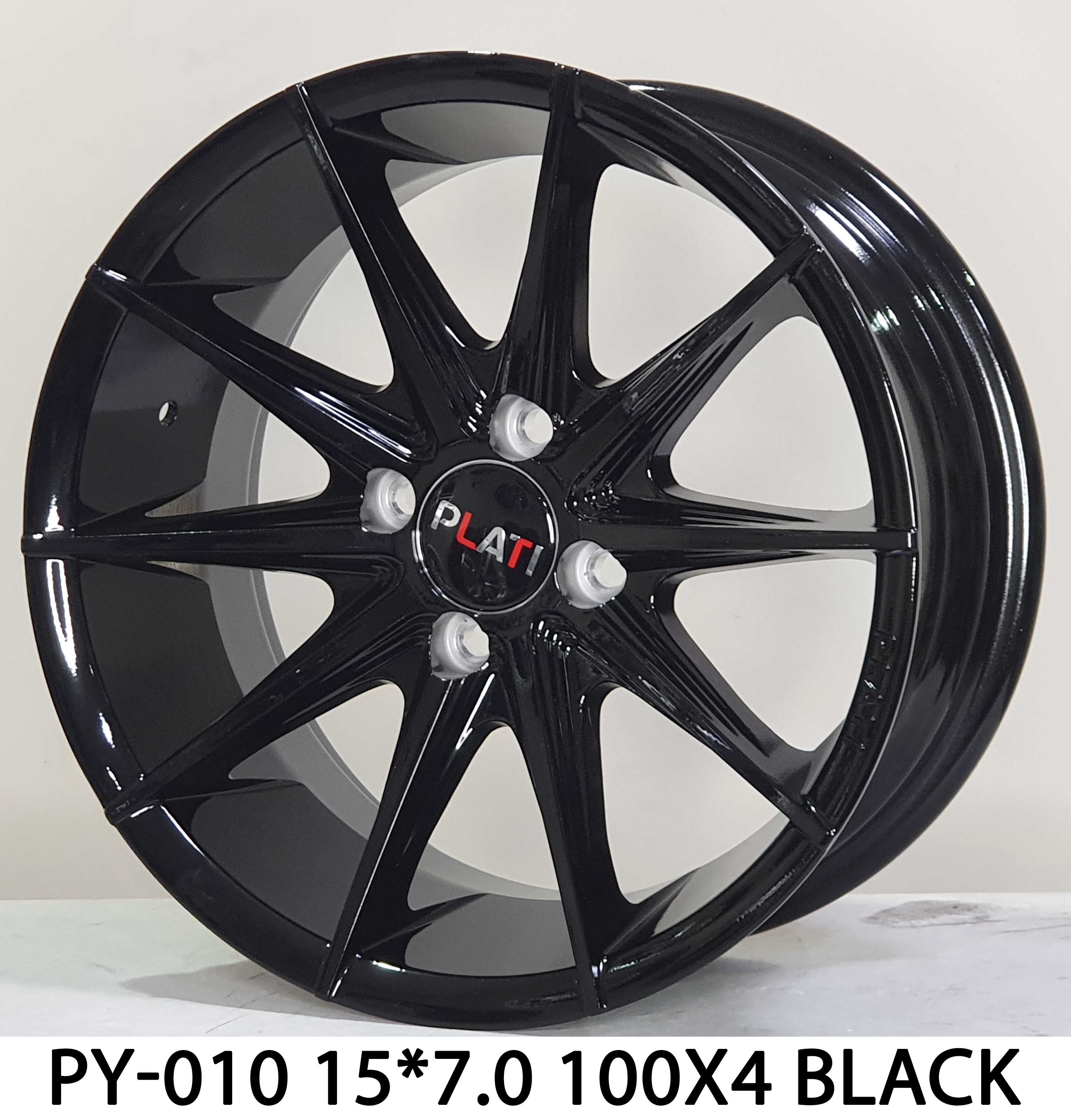 PLATI PY-010 15X7.0 100X4 BLACK