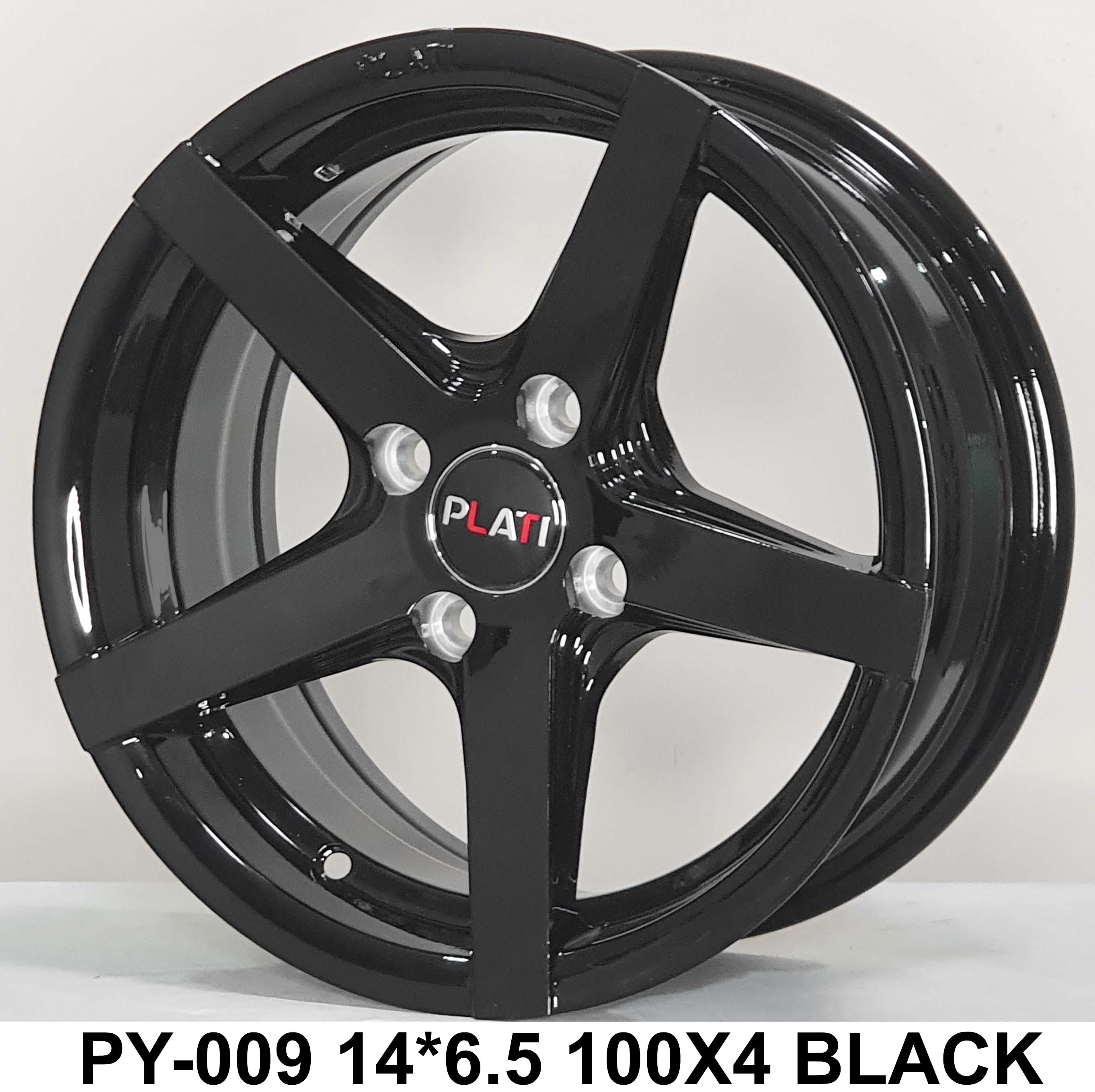 PLATI PY-009 14x6.5 BLACK
