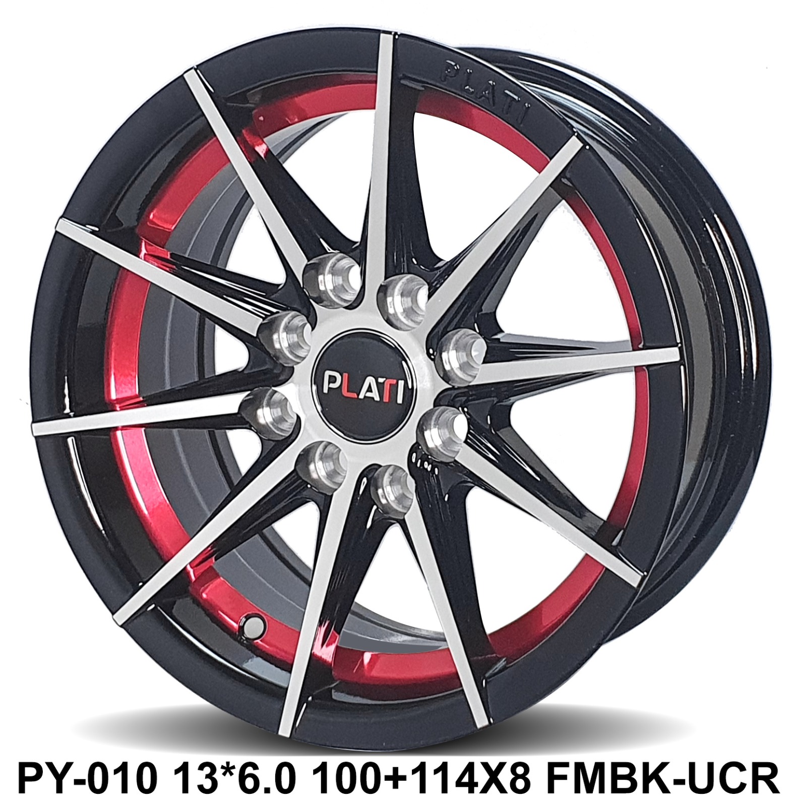 PLATI PY-010 13x6.0 FMBK-UCR
