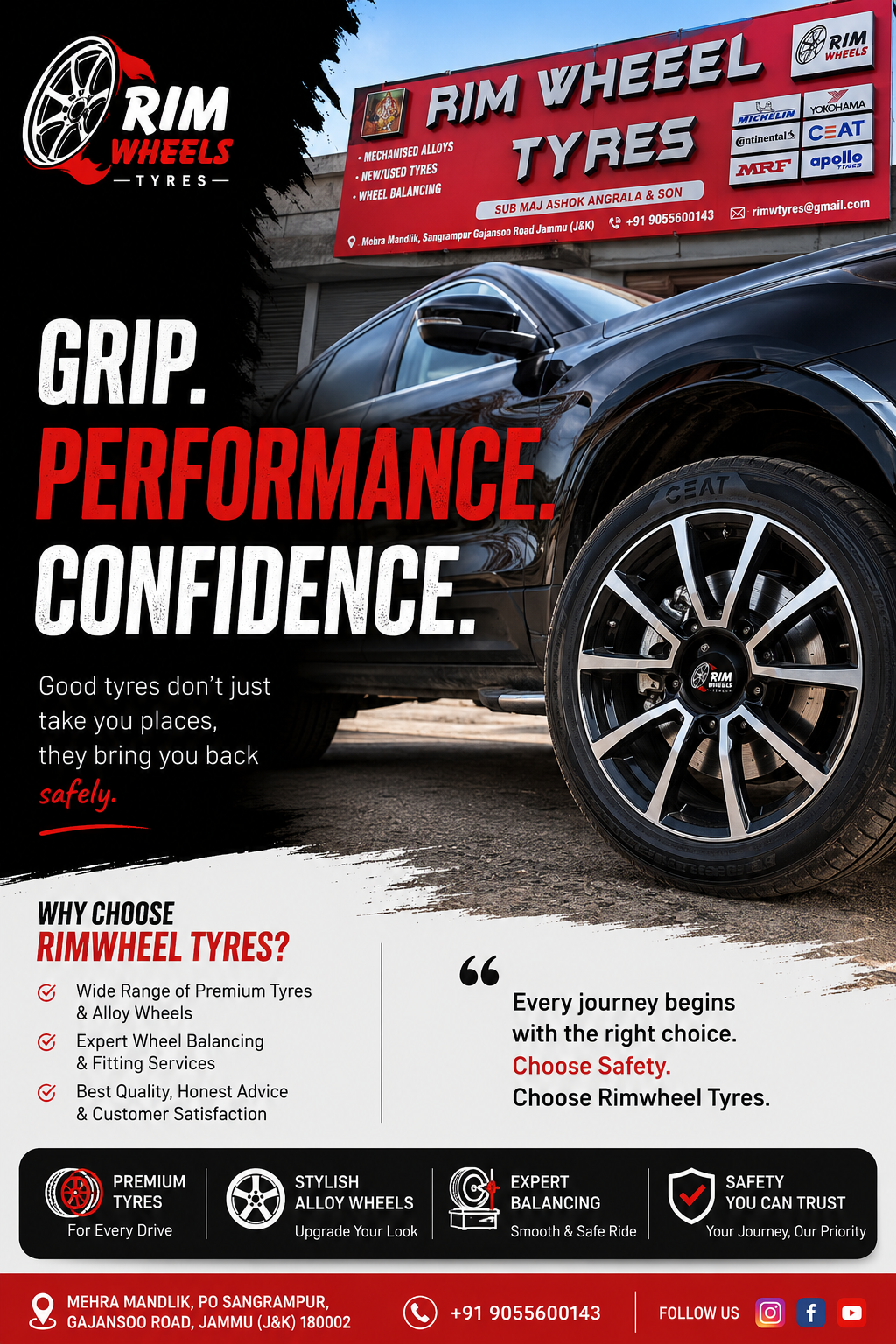 Why choose RIMWHEEL Tyres Jammu